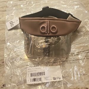 Alo Yoga Visor with Clear Shield Smoky Quartz